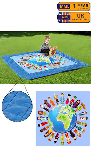 Indoor/Outdoor Children Of The World Mat - 2000 x 2000mm