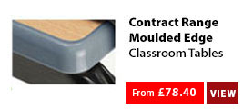 Contract Range Moulded Edge Classroom Tables