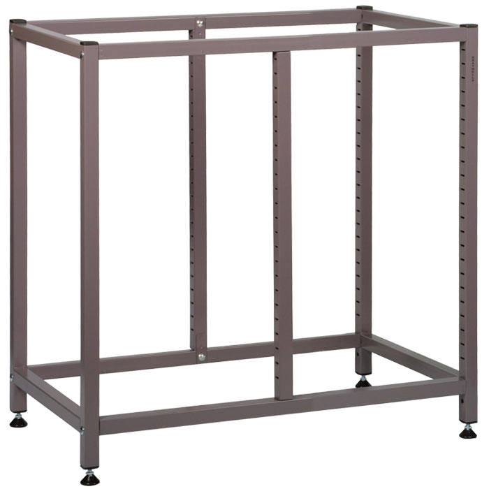 Gratnells Low Height Empty Double Column Grey Frame - 725mm (holds 12 shallow trays or equivalent)