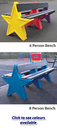 Double-Sided Star Bench