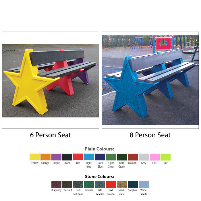 Double-Sided Star Bench