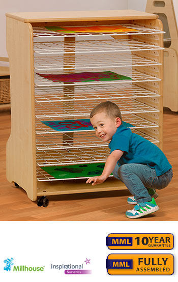 PlayScapes Drying Rack With 10 Drying Racks