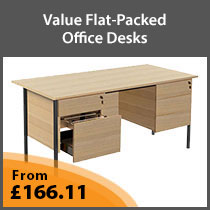 Value Flat Packed Office Desks