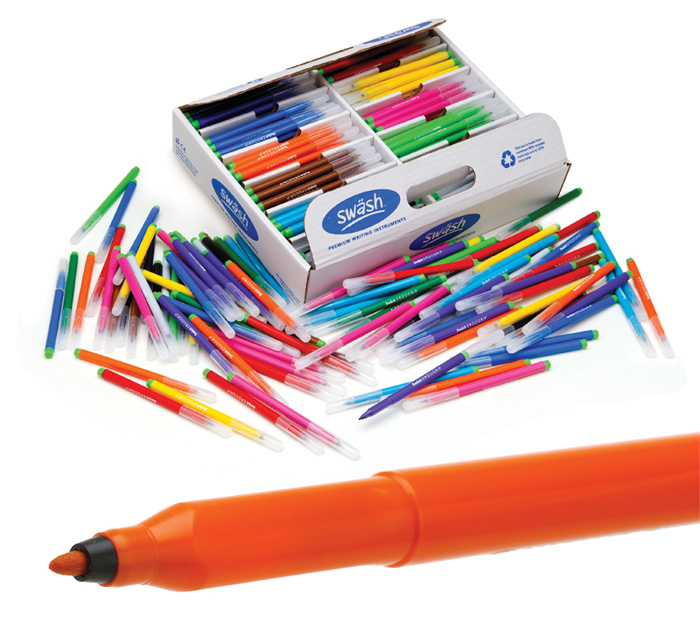 Swsh Classtrays of 300 Colouring Pens - Fine Tipped