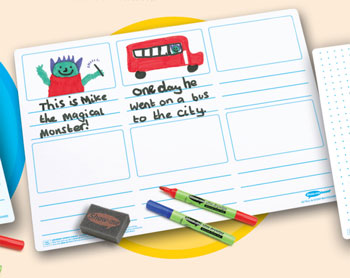 Show-Me A3 Tell-a-Story Boards - Pack of 5