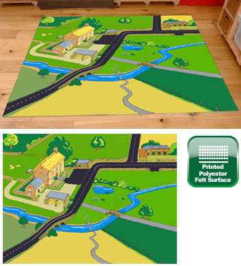 Early Years Farm Playmat - 2m x 1.5m