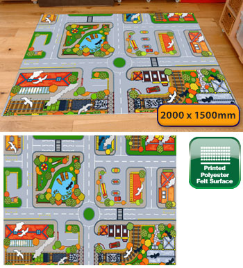 Early Years Town Playmat - 2m x 1.5m