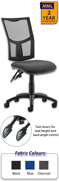 Eclipse 2 Lever Task Operator Chair - Mesh Back