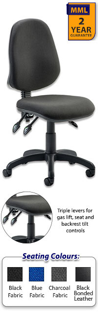 Eclipse 3 Lever Task Operator Chair