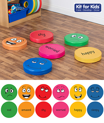 English Emotion Cushions (Pack 1)