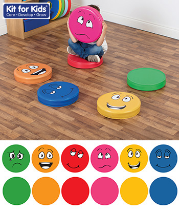 Emotion Cushions No Language (6 Cushions) Pack 1