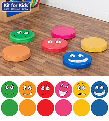 Emotion Cushions No Language (6 Cushions) Pack 2