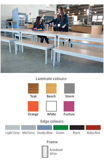 GOPAK Enviro Rectangular Table - 1200mm Length