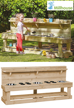 Outdoor Five Station Kitchen