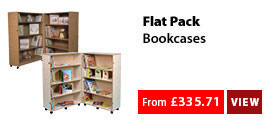 Flat Pack School Bookcase