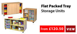 Flat Packed Tray Storage Units