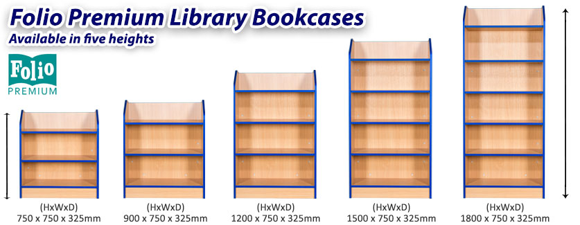 Folio Standard Top Bookcase frag
