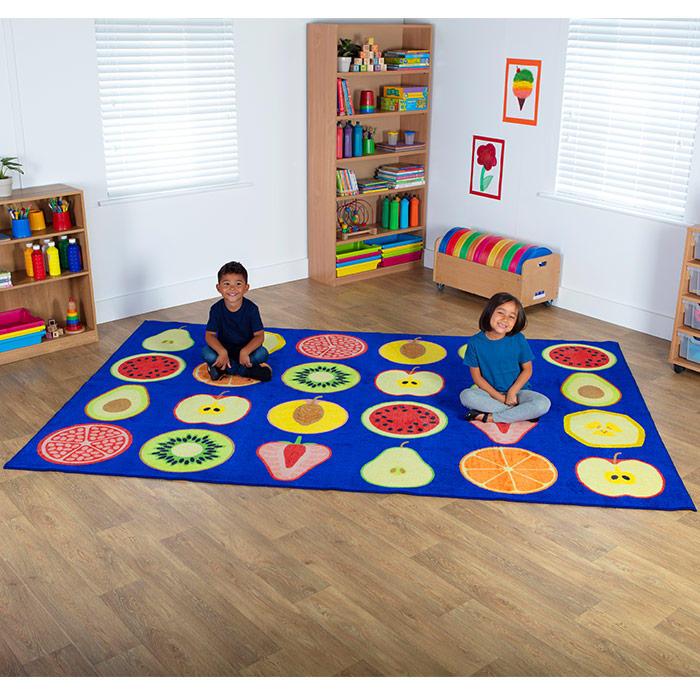 Fruit Rectangular Placement Carpet - 3m x 2m