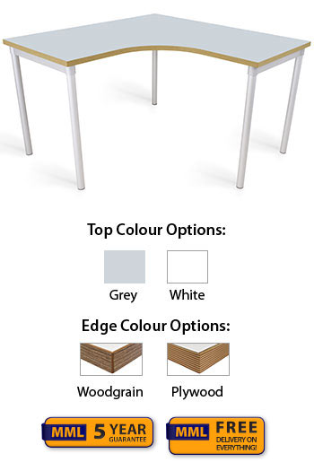 WorkSpace Corner Unit Table - L1200 x W1200mm