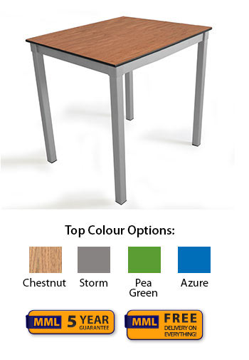 Enviro Compact Table - Solid Top L600 x W600mm