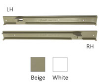 P8 Pair of Plastic Runners for Wooden Furniture (Stop 'N' Tilt)