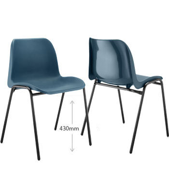 Hille Economy Chair 430mm (Blue)