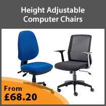Height Adjustable Computer Chairs