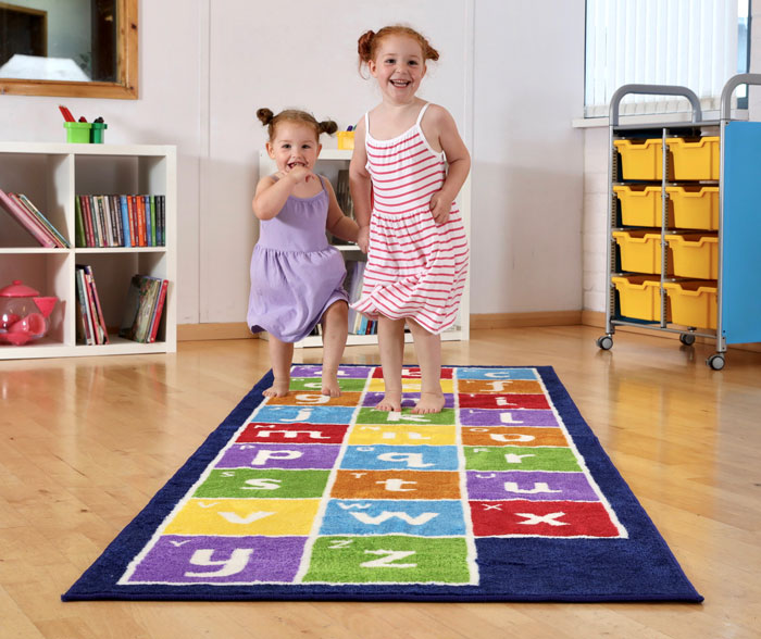 Kinder Alphabet Runner Carpet 3m x 1m