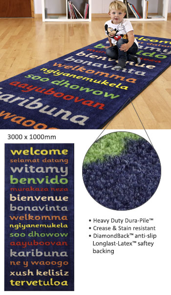 Kinder Welcome Runner Carpet 3m x 1m