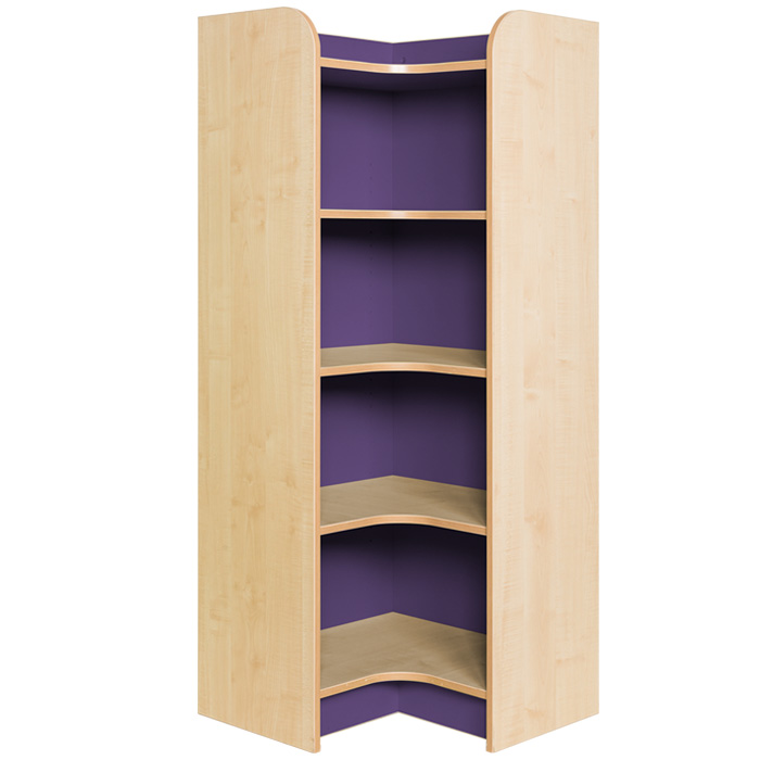 KubbyClass Library Internal Corner Bookcase