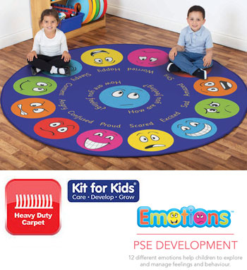 Emotions Interactive Circular Placement Carpet - 2m x 2m