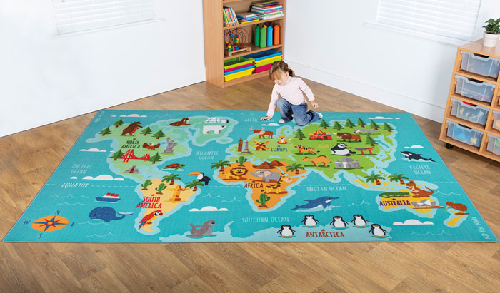 Animals & Places of the World Carpet 3m x 2m