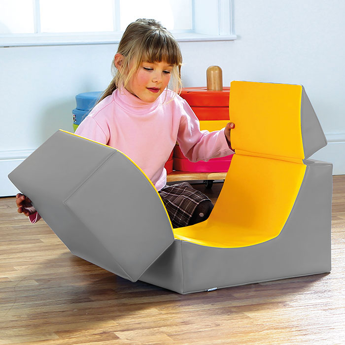 Ergo Vari™ Single/Chair (Grey/Yellow) 