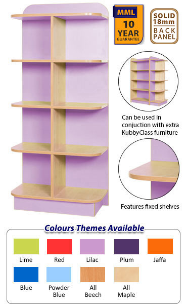 KubbyClass D-End Cap Library Bookcases