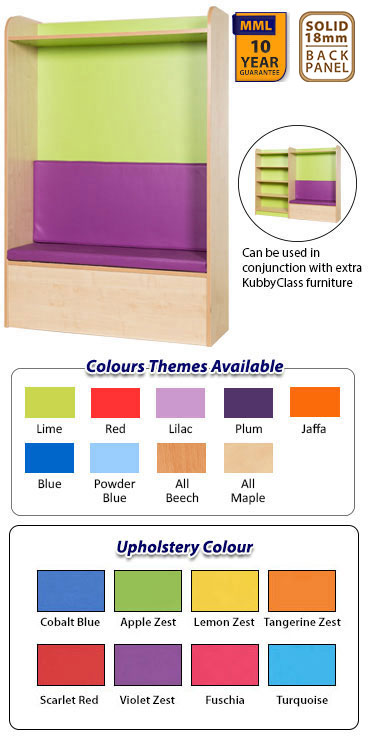 KubbyClass Library Seat With Seating And Backing Pads