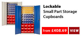 Lockable Small Parts Storage