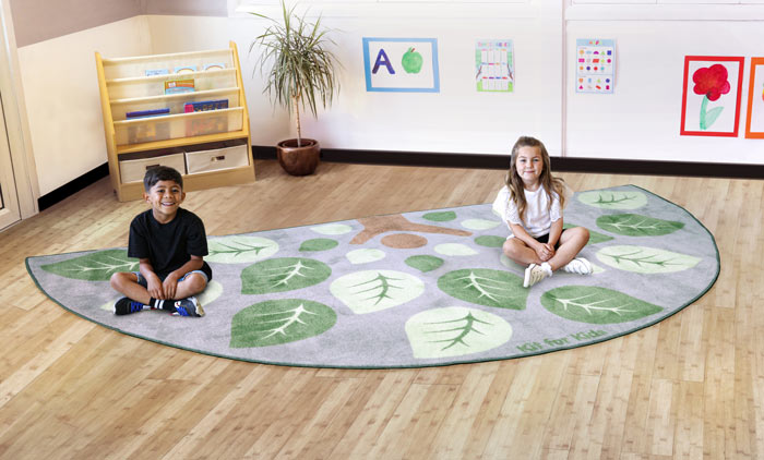 Natural World Semi-Circle Placement Carpet 3m x 1.5m