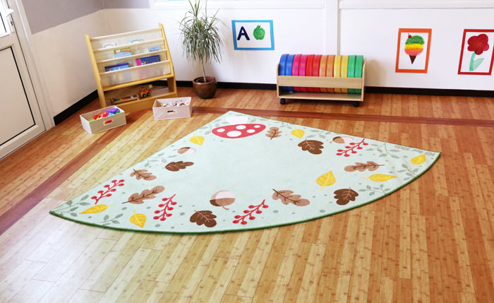 Forest Friends Corner Placement Carpet 2m x 2m