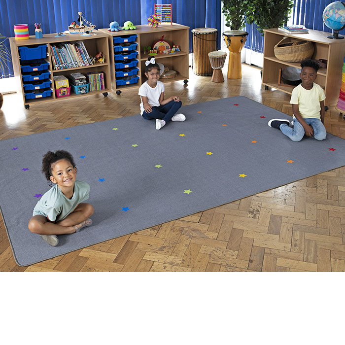 Essentials Rainbow Stars Indoor/Outdoor Carpet - 3m x 2m
