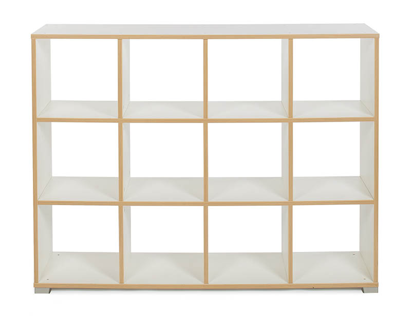 Bubblegum Storage Room Divider - Tall 12 Compartment Unit