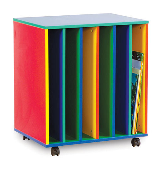 Multicolour 6 Slot Big Book Holder