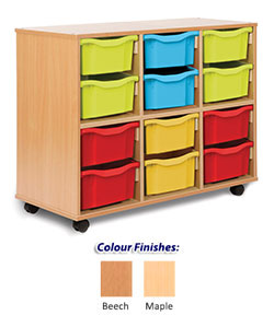 Storage Allsorts Unit with 12 Double Trays