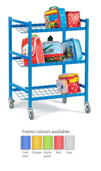 Heavy Duty Narrow Double Sided Luncbox Trolley