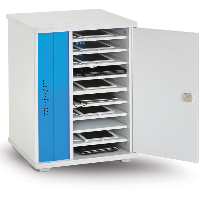 LapCabby Lyte 10 Single Door Static - Dual USB