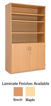 Stock Cupboard with Shelves & Lockable Cupboard  H1818mm 