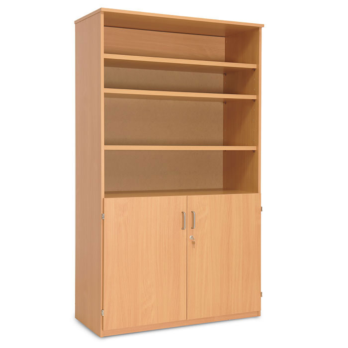 Stock Cupboard with Shelves & Lockable Cupboard  H1818mm 