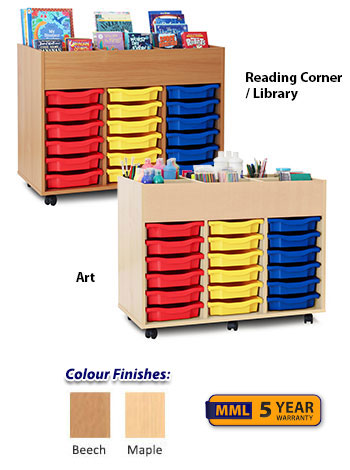 18 Tray Kinderbox with 6 Compartments (3 Column)