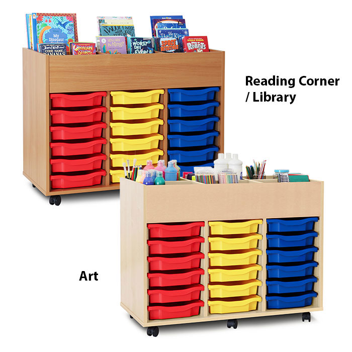 18 Tray Kinderbox with 6 Compartments (3 Column)