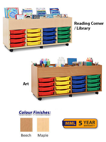 16 Tray Kinderbox with 8 Compartments (4 Column)