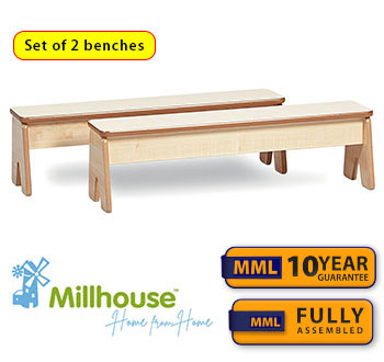 Millhouse Benches (Set of 2 benches)
